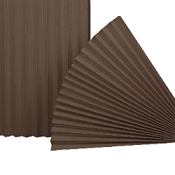 Веер-гармошка 180г/м 100 см, коричневый